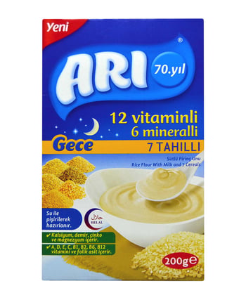 arı, arı mama, bebek maması, mama, tahıllı bebek maması, bebek gece maması, gece maması, pirinç unu, pirinç unu maması, arı bebek maması satın al, arı bebek maması fiyat