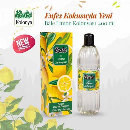 BALE LİMON KOLONYASI KUTULU PET ŞİŞE 400 ML.