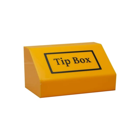 Tipbox - Bahşiş Kutusu Sarı - 20x13xh12cm