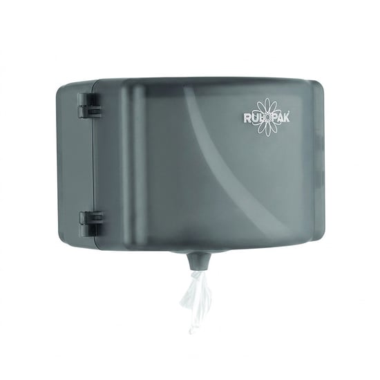 Rulopak İkiz Mini Cimri İçten Çekmeli Tuvalet Kağıdı Dispenseri - Siyah