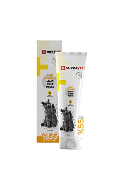 Supravet Malt Soft Paste Anti-hairball Kedi Macunu Tr-100 Gr