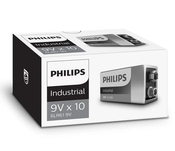 Philips Industrial 9v Pil 10'lu Paket