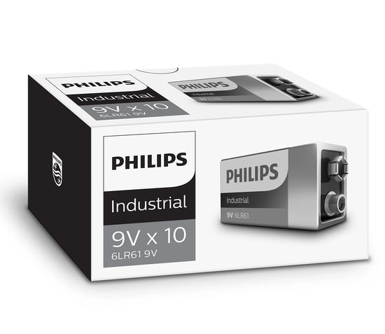 Philips Industrial 9v Pil 10'lu Paket