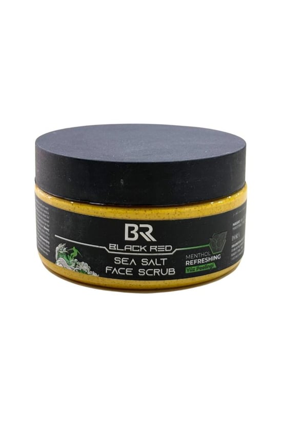 Black Red Sea Salt Mentollü Yüz Peelingi Face Scrub 220 Ml