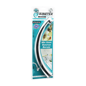 Kinetex Ktx-2370 ( Mix Uzun ) ( Evye ) Mutfak Batarya Borusu ( Süzgeçli Uç ) ( Krom Kaplama )