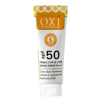 Oxi Natural 50+ Spf Uva & Uvb Mineral Filtreli Güneş Kremi 75ml.