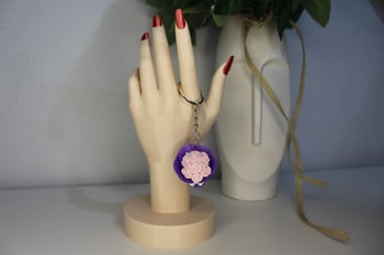 Gül Buketi Anahtarlık