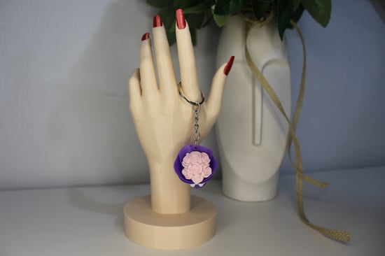 Gül Buketi Anahtarlık