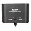Olesson 1653 12-24v Çift Usb + Type-c Girişli 100w 70cm Kablolu 3'lü Araç Çakmak Çoklayıcı