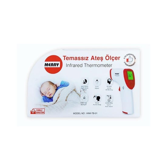 Merry Temassız Ateş Ölçer Model No: Hnk-tb-01