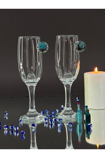 Kirlinova Mavi Çiçek Kahve Yanı - 190 Ml