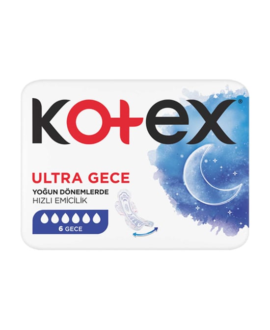 Kotex Ultra 6'lı Gece Hijyenik Ped