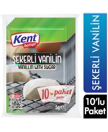 Kent Boringer Şekerli Vanilin 10'lu Ekonomik Paket