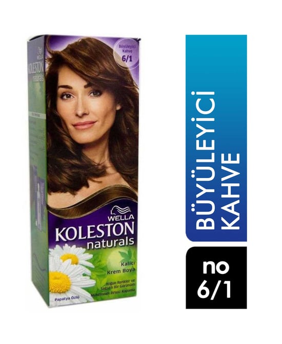Koleston Naturals Saç Boyası No:6.1 Büyüleyici Kahve