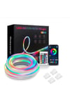 5 Metre Rgb Neon Led , Rgb Led, Sese Duyarlı Led