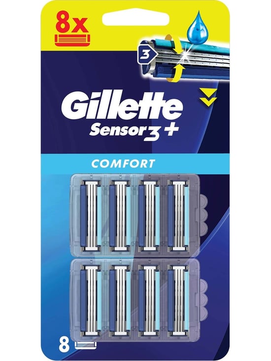 Gillette Sensor 3 Plus Comfort Yedek Bıçak 8li