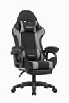 Fashcolle Dynamic Air Kumaş Grey Masajlı Oyuncu Koltuğu