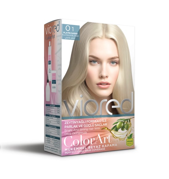 Viored Colorart Set Boya 0.1 Platin Sarısı