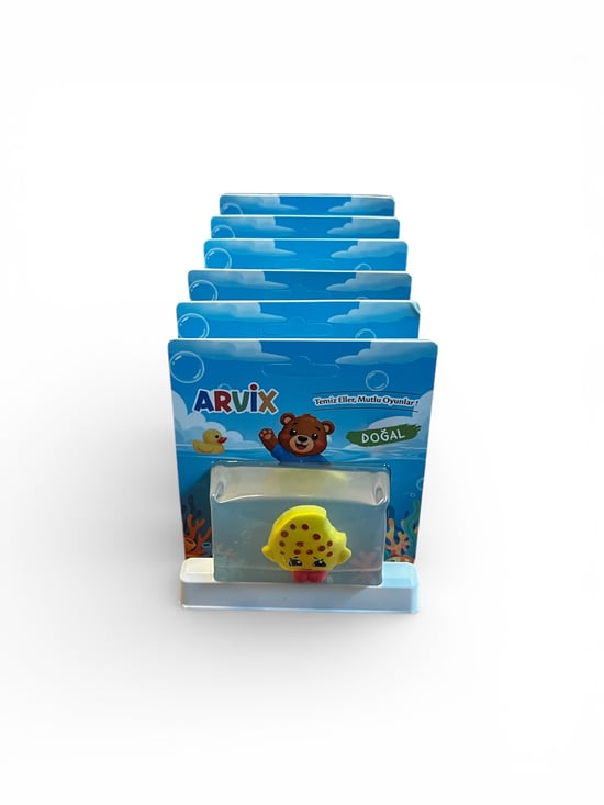 Arvix Premium Şeffaf Oyuncaklı Süpriz Sabun 100gr