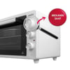 4503 İnox Gri 45 Lt Turbo Fan Mini/midi Fırın - 6 Fonksiyon,yoğurt Yapma, Buz Çözme & İç Aydınlatma