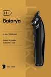 Hector Linear X Saç Kesim ve Çizim Makinesi 11.200 Rpm Gold-siyah