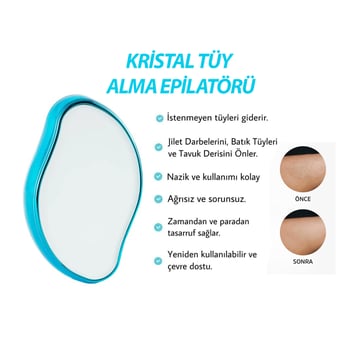 Epilator ( Kristal ) Tüy Alma Epilatörü