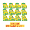 Hleks Patlayan Şeker Popios 4 Gr 40 Adet Muzlu 12 Paket (toplam 480 Adet)