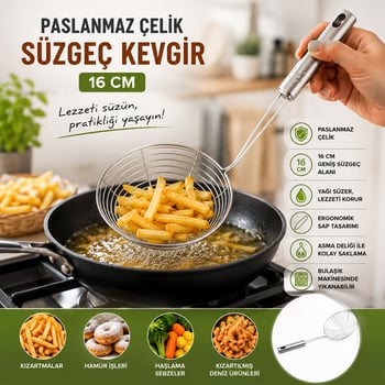 Pablito Home Pbt-955 16cm Metal Kevgir