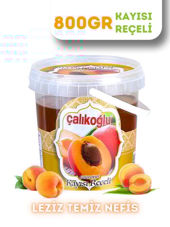 Çalıkoğlu Geleneksel Kayısı Reçeli 800 gr (Kova)