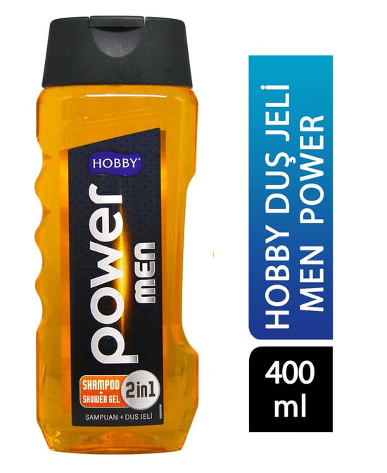 Hobby Men Power Duş Jeli 2 İn 1 400 Ml