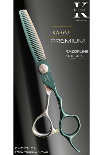 Kioski Profesyonel Premium Lüks Ara (efile) Makas 440-c 6 Numara Ka-637