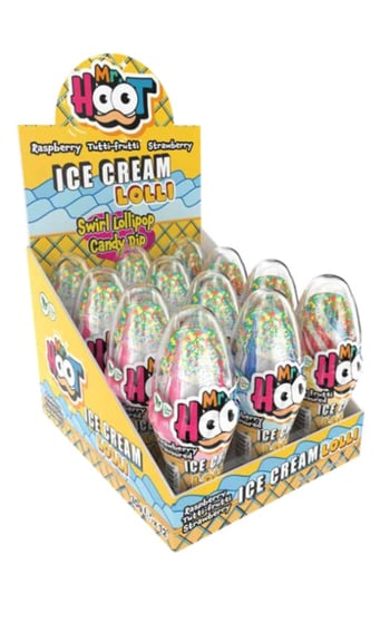 Mrhoot Ice Cream Lollı Şekerli Soslu 30gr 12 Adet