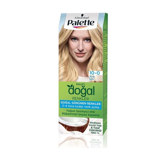 Palette Doğal Renkler 10-0 Açık Sarı Kadın Saç Boyası