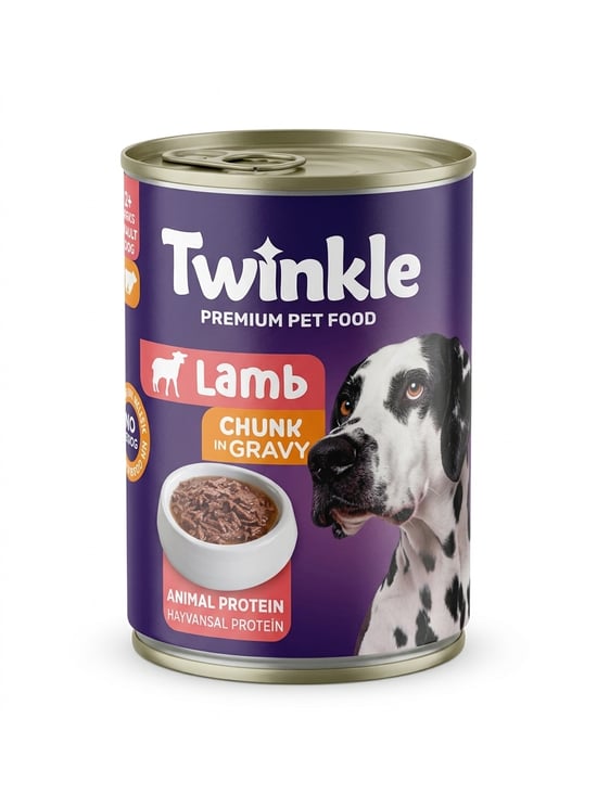 Twinkle Kuzulu Yetişkin Köpek Konservesi