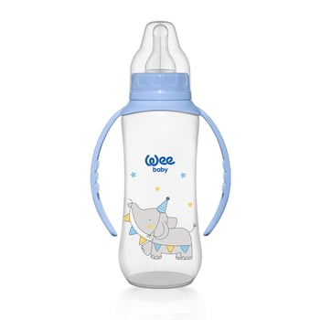 Wee Baby Klasik Kulplu Pp Biberon 270 Ml Mavi 6-18 Ay