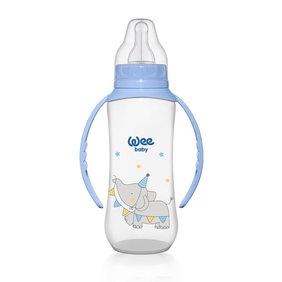 Wee Baby Klasik Kulplu Pp Biberon 270 Ml Mavi 6-18 Ay