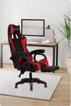 Fashcolle Dynamic Red Masajlı Oyuncu Koltuğu