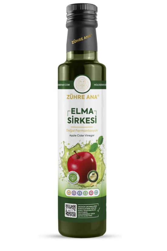Zühre Ana Elma Sirkersi Doğal Fermantasyon 500 Ml