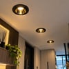 Ack Gold Reflektörlü Siyah Yuvarlak Spot Kasası Ah03-08231