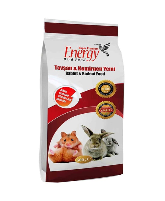 Energy Süper Premium Tavşan-kemirgen Yemi 500 Gr