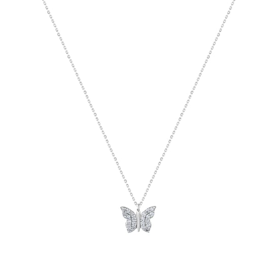 Star Pırlanta 0.13 Ct Pırlanta Kelebek Kolye