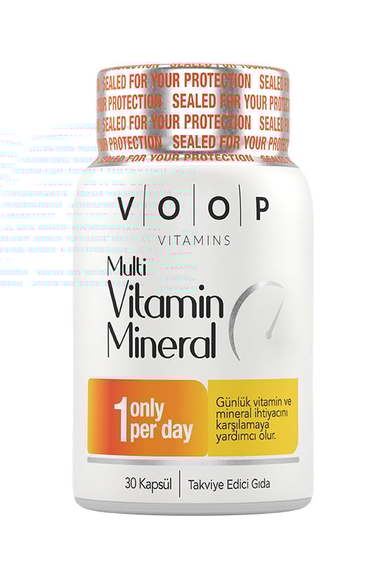 Multi Vitamin & Mineral - 30 Kapsül ( 11 Vitamin & 9 Mineral )