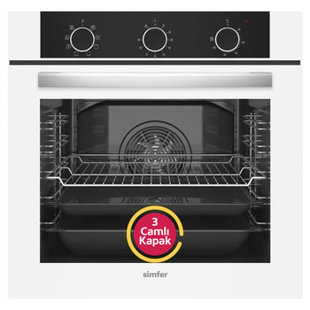 Simfer 8221 Ank. Qs Büyük Pop-up 9 Fonk Beyaz Cam Power Turb