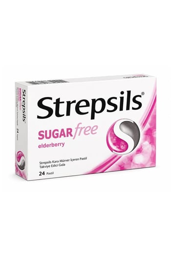 Strepsils Şekersiz Elderberry 24 Pastil