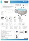 Lay-z-spa 60027 Vancouver Airjet Plus Şişme Spa Havuzu, Mobil Uygulama Kontrollü, 3-5 Kişilik