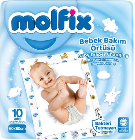 Molfix Bebek Bakım Örtüsü 60x60