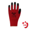 Beybi Pl9 Kırmızı Polyester Örme Lateks Iş Eldiveni 10 Beden