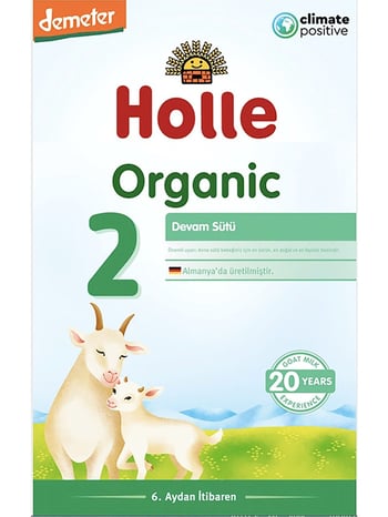 Holle Organik 2 Keçi Sütü 400 Gr 6+ Ay