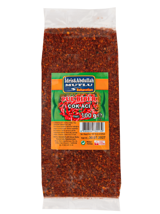 Mutlu Baharat Çok Acı Pul Biber 100 Gr