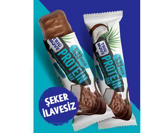 Trıo Move Sütlü Çikolatalı & Hindistan Cevizli Protein Bar